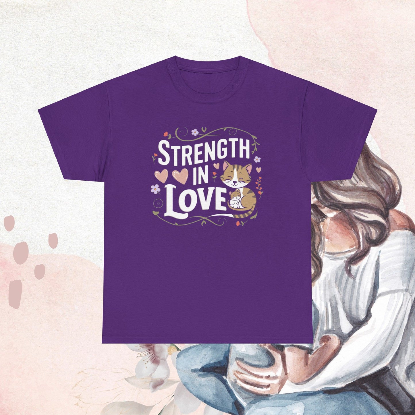 Strength In Love Cotton Tshirt