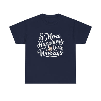 S'more Happines Less Worries Cotton T-Shirt