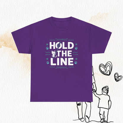 Hold The Line Cotton Tshirt