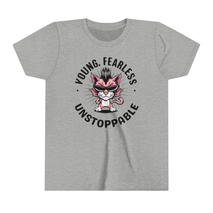 Young Fearless Unstoppable Youth Heavy Cotton T-Shirt