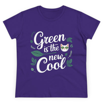 Green Is The New Cool Nature Short Sleeve Regular Fit Cotton Tshirt