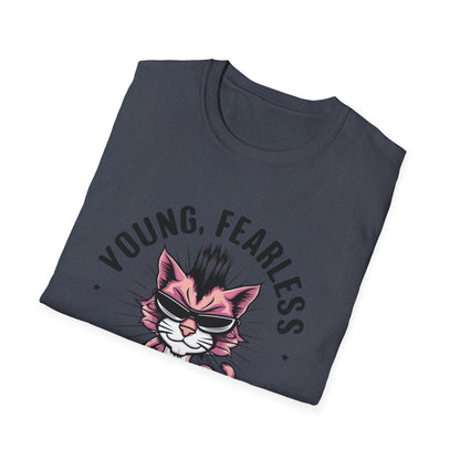 Young Fearless Unstoppable Cotton Men Tshirt