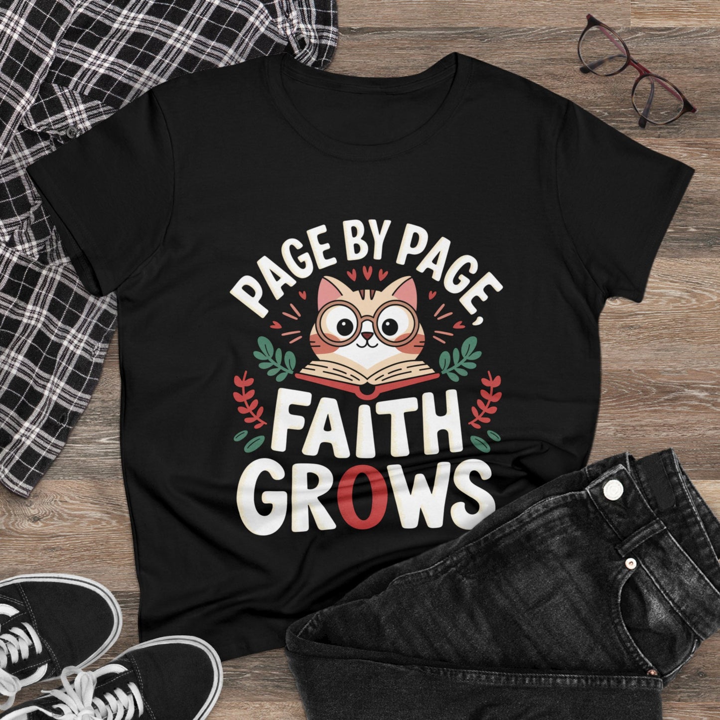 Faithful Threads Women Cotton Tshirt