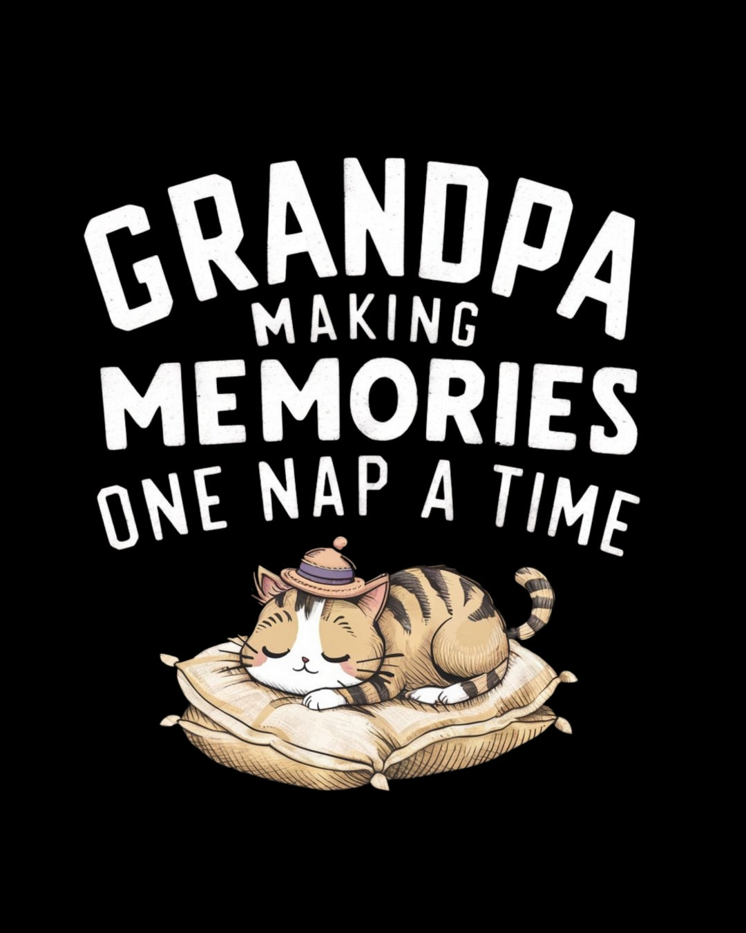 Grandma Having Memory One Nap A Time Cotton Tshirt