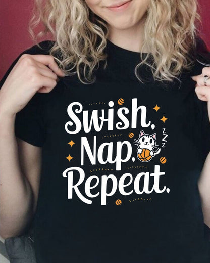 Swish Nap Repeat Youth Heavy Cotton T-Shirt