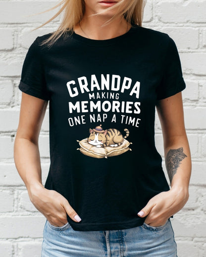 Grandma Having Memory One Nap A Time Cotton Tshirt