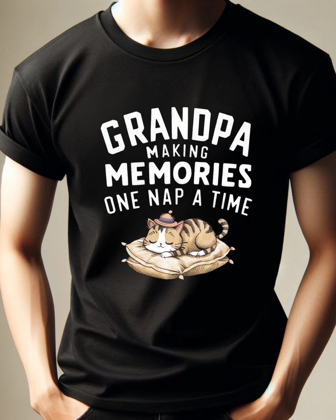 Grandma Having Memory One Nap A Time Cotton Tshirt