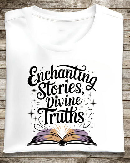 Spellbinding Story Cotton Tshirts