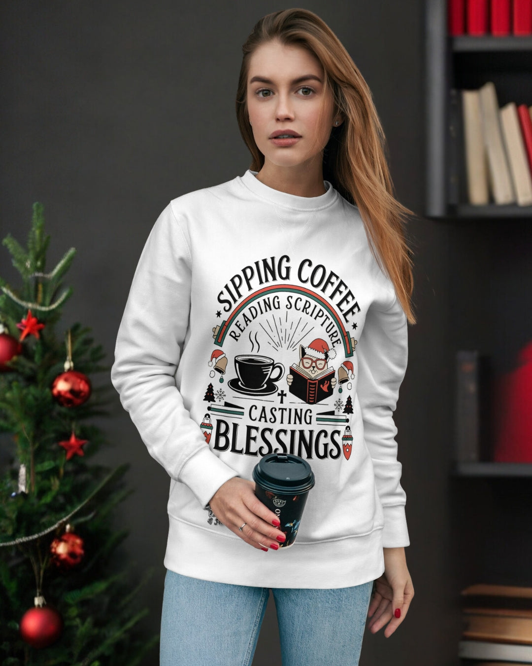 Sipping Grace Ultra Cotton Sweatshirt