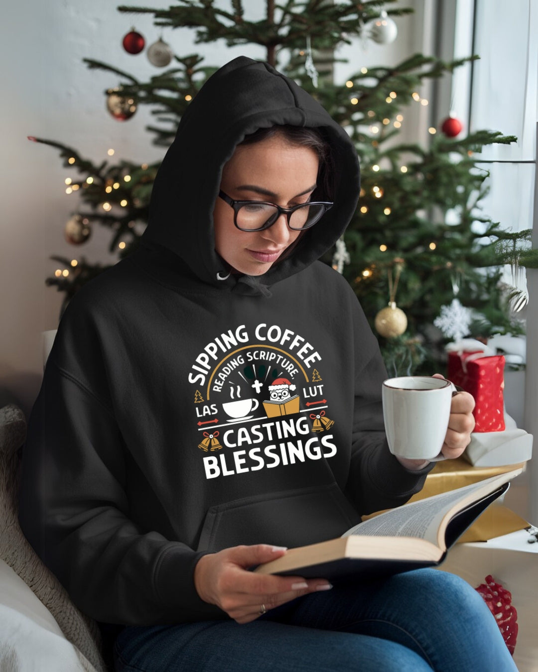 Sipping Faith Heavy Cotton Hoodie