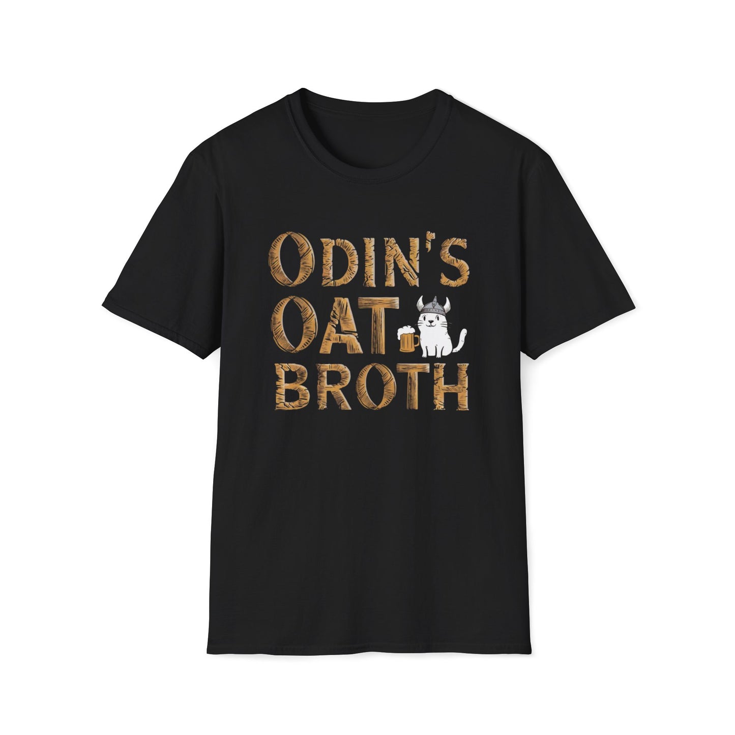 Odin Oat Broth Cotton Crew Neck Men Tshirt