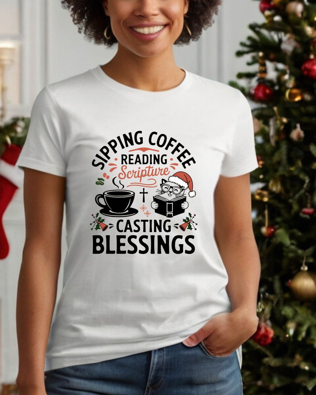 Scripture Sipper Cotton Tshirts