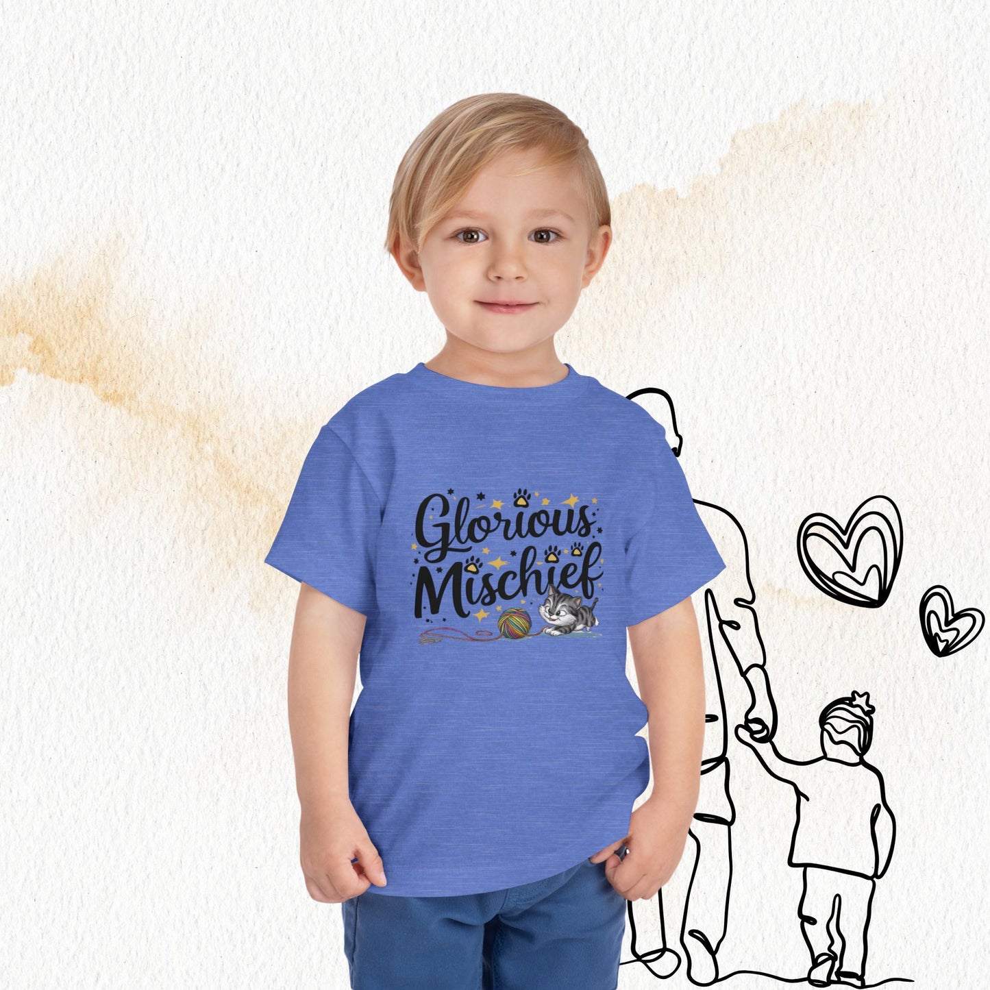 Glorious Mischief Toddler  Cotton T-Shirt