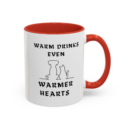 Billien Whisker Warmer Printify 11 oz 11oz accent mug Coffee Mugs Holiday Picks Home & Living Kitchen Mugs Spring Essentials two tone White base