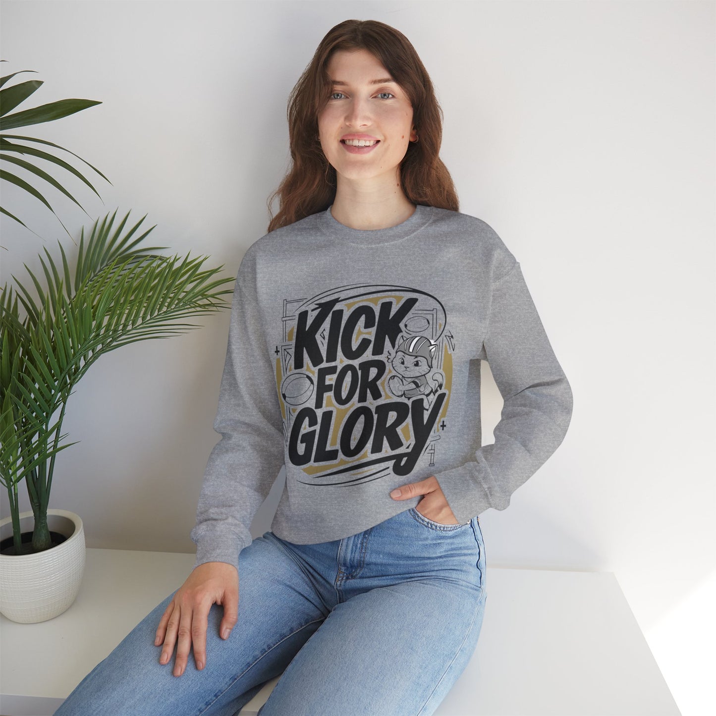 Kick For Glory Ultra Cotton Crewneck Sweatshirts