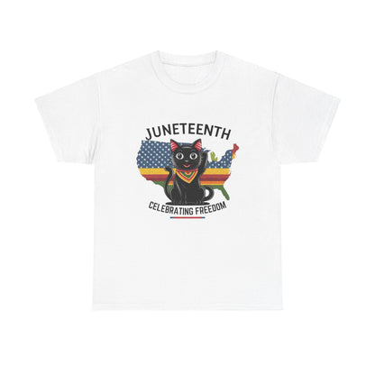 Juneteenth Celebrating Freedom Juneteenth Black History Proud Afro Cotton Tee