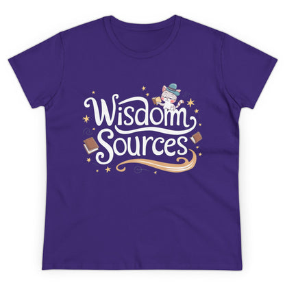 Womens Tees Wisdom Sources Grandma Shirts Tops Short Sleeve Regular Fit Cotton Funny Cat Graphic Tshirts