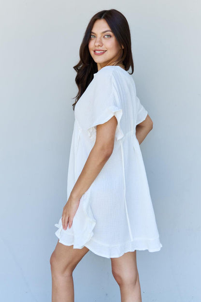 Ruffle Hem Dress