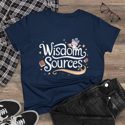 Womens Tees Wisdom Sources Grandma Shirts Tops Short Sleeve Regular Fit Cotton Funny Cat Graphic Tshirts