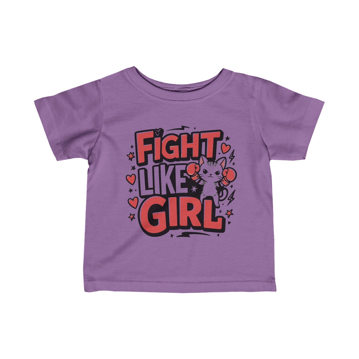 Fight Like Girl Infant Cotton T-Shirt