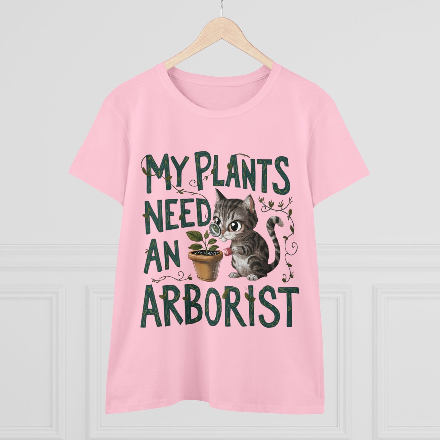 My Plant Need Arborist Women Cotton Tshirt