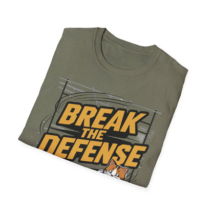 Break The Defence Crew Neck Cotton Men Tshirt