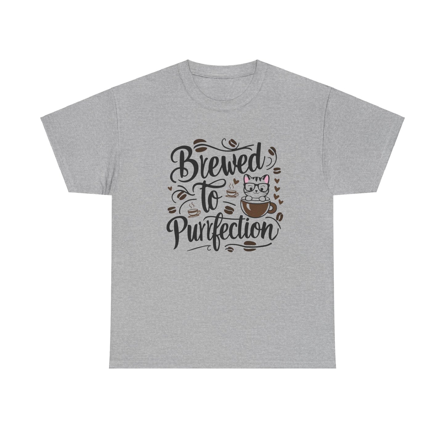 Brewed To Purrfections Coffee  T-Shirt