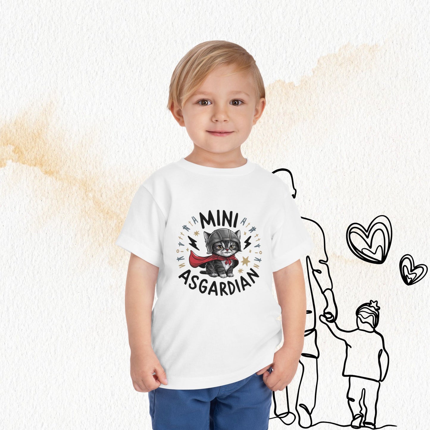 Mini Asgardian Toddler Cotton  T-Shirts