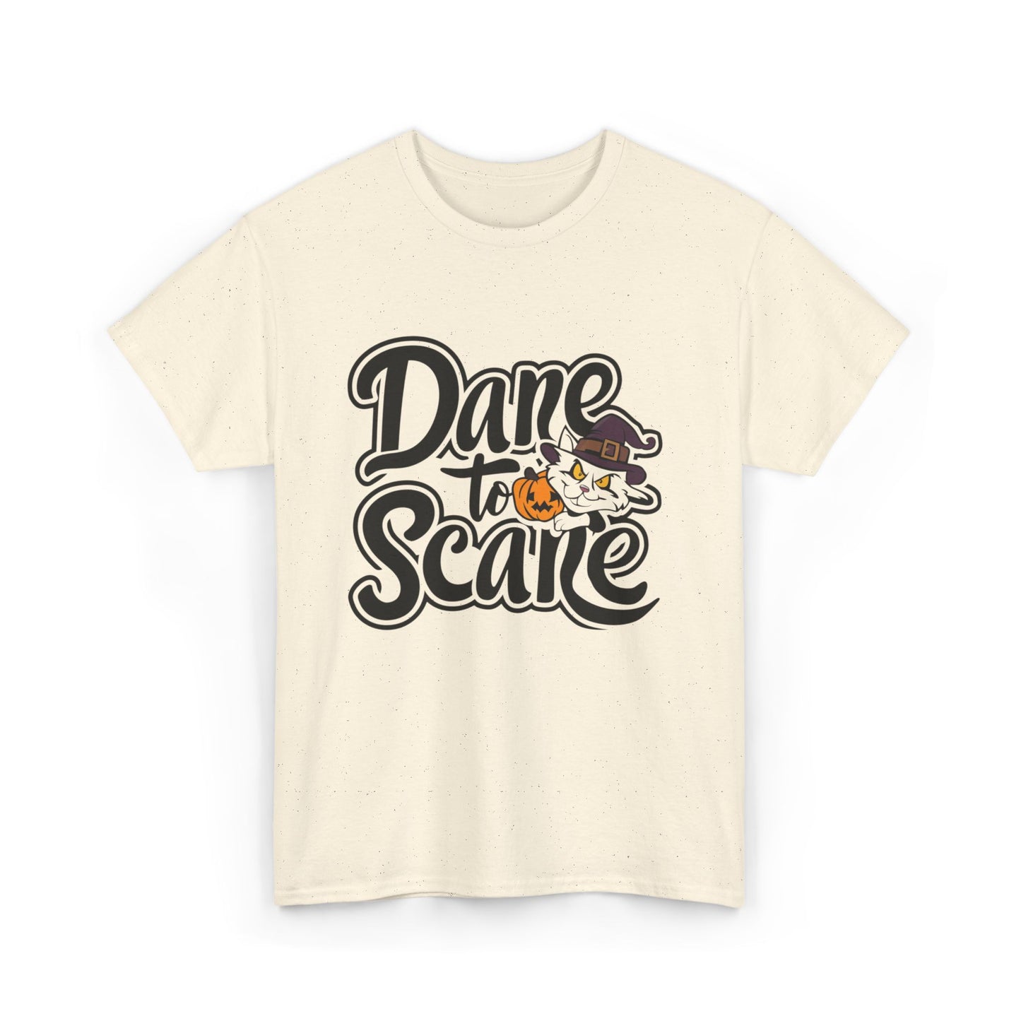 Dare To Scare Unisex Funny Cat T-Shirt