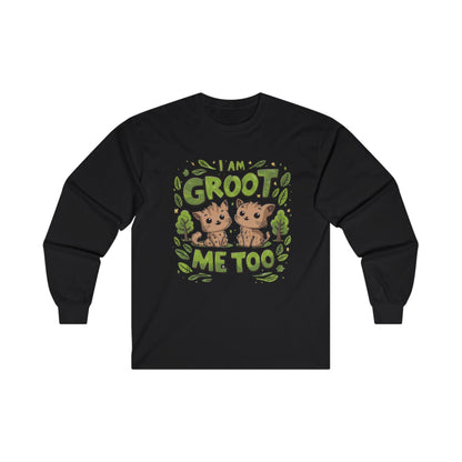 I am Groot Me Too Cotton Long Sleeve Tshirt