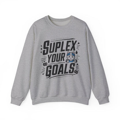 Suplex Your Goals Ultra Cotton Crewneck Sweatshirt