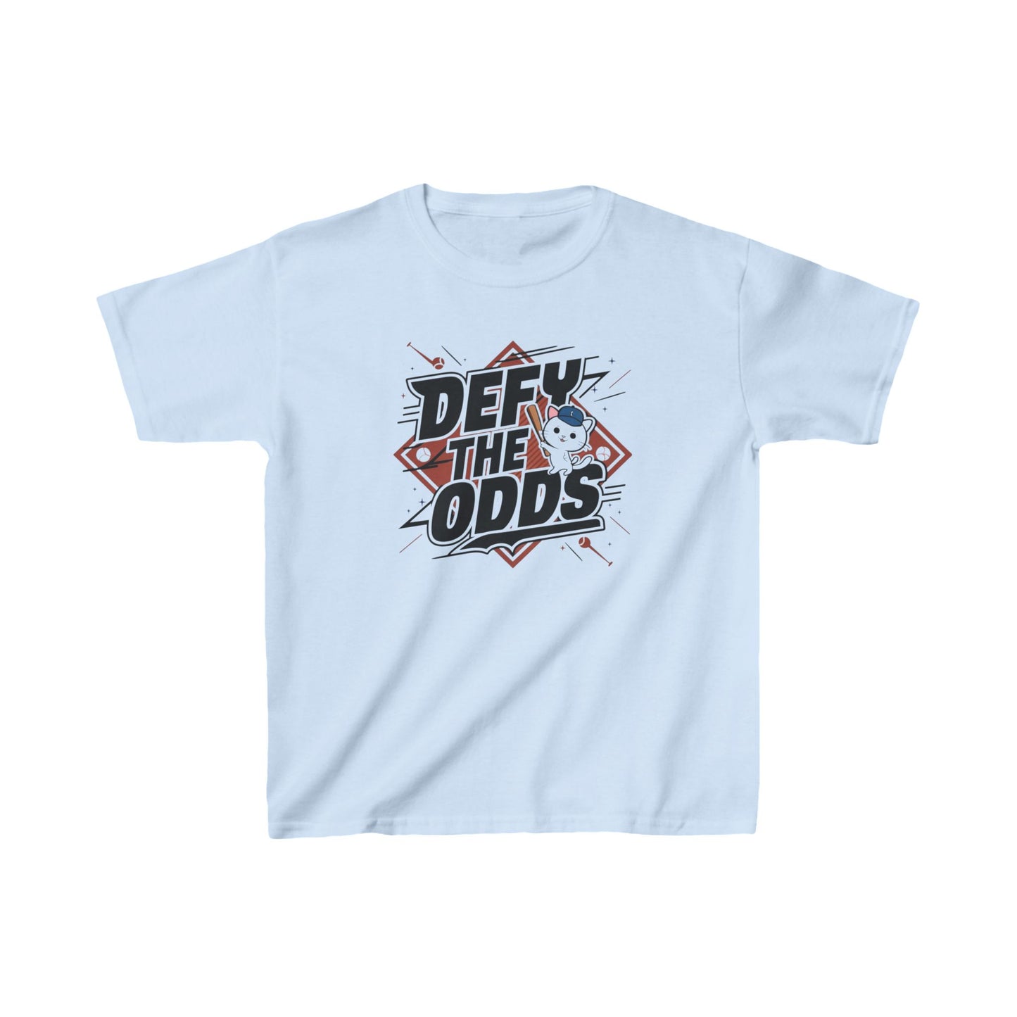 Defy The Odds Heavy Cotton Kids T-Shirt