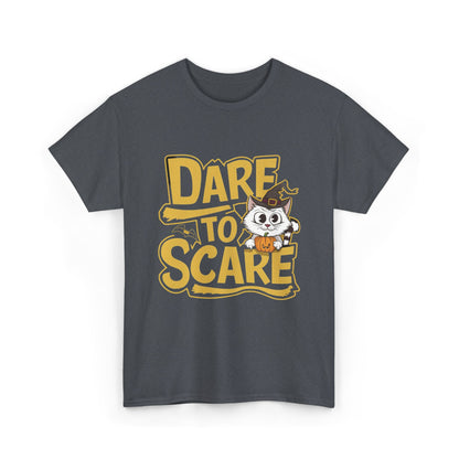 Dare To Scare Unisex Funny Cat T-Shirts