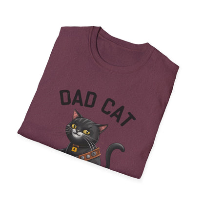 Dad Cat Problem Solver Cotton Men Tshirt