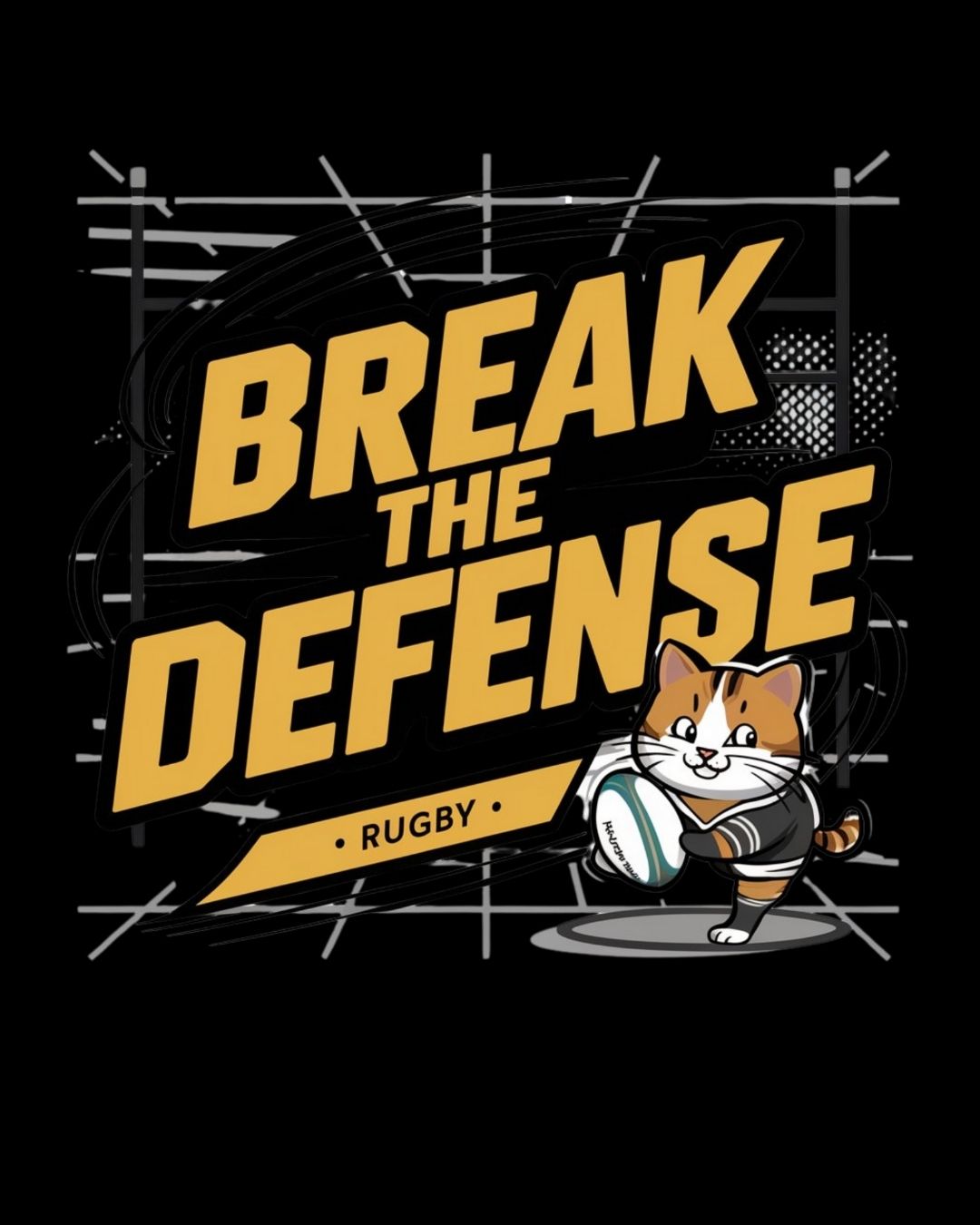 Break The Defence Crew Neck Cotton Men Tshirt