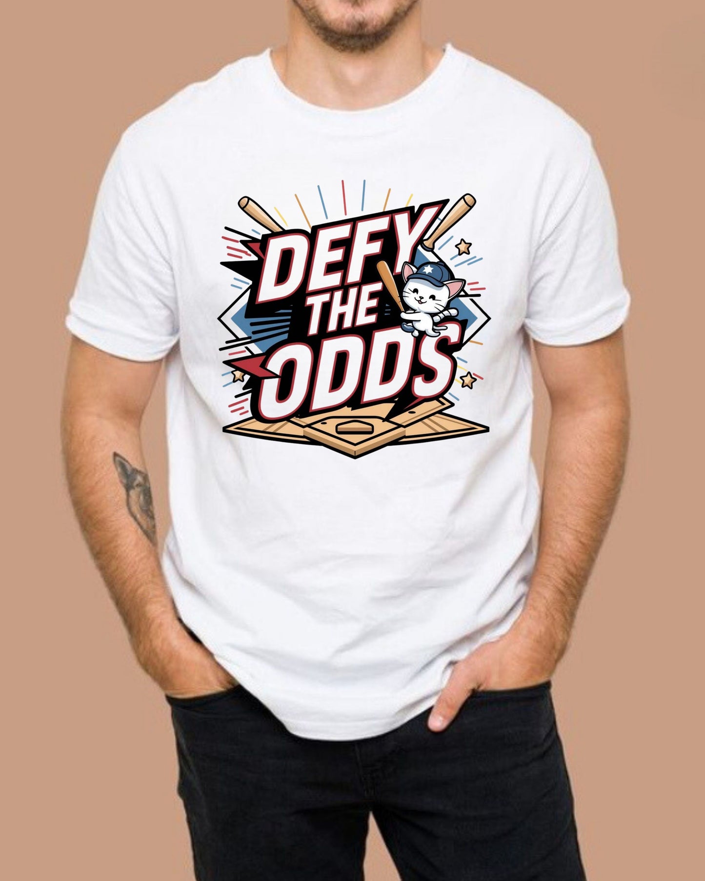 Defy The Odds Cotton Tshirt