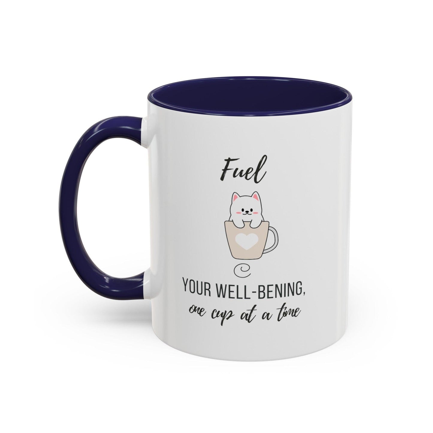 Billien Nap Fuel Printify 11 oz 11oz accent mug Coffee Mugs Holiday Picks Home & Living Kitchen Mugs Spring Essentials two tone White base