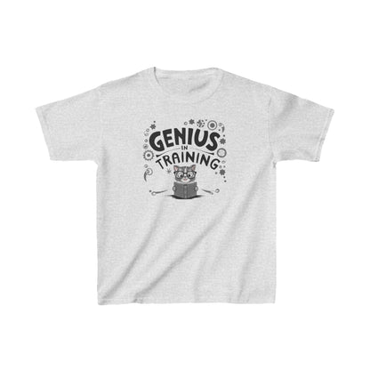 Genius In Training Kids Heavy Cotton T-Shirt