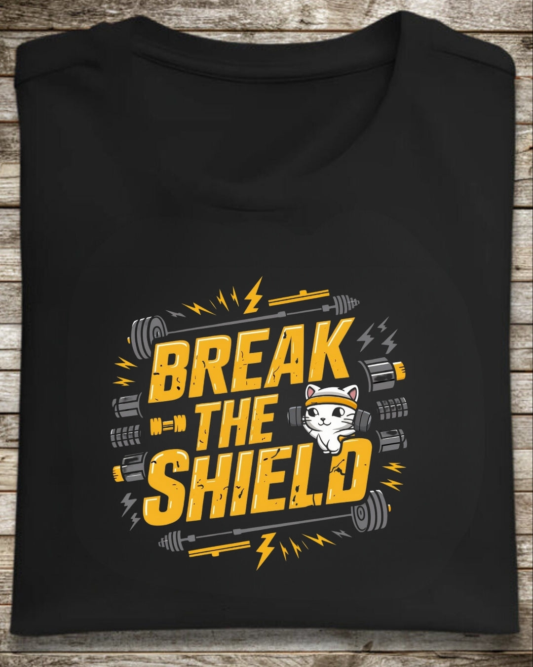 Break The Shield Cotton T-Shirt