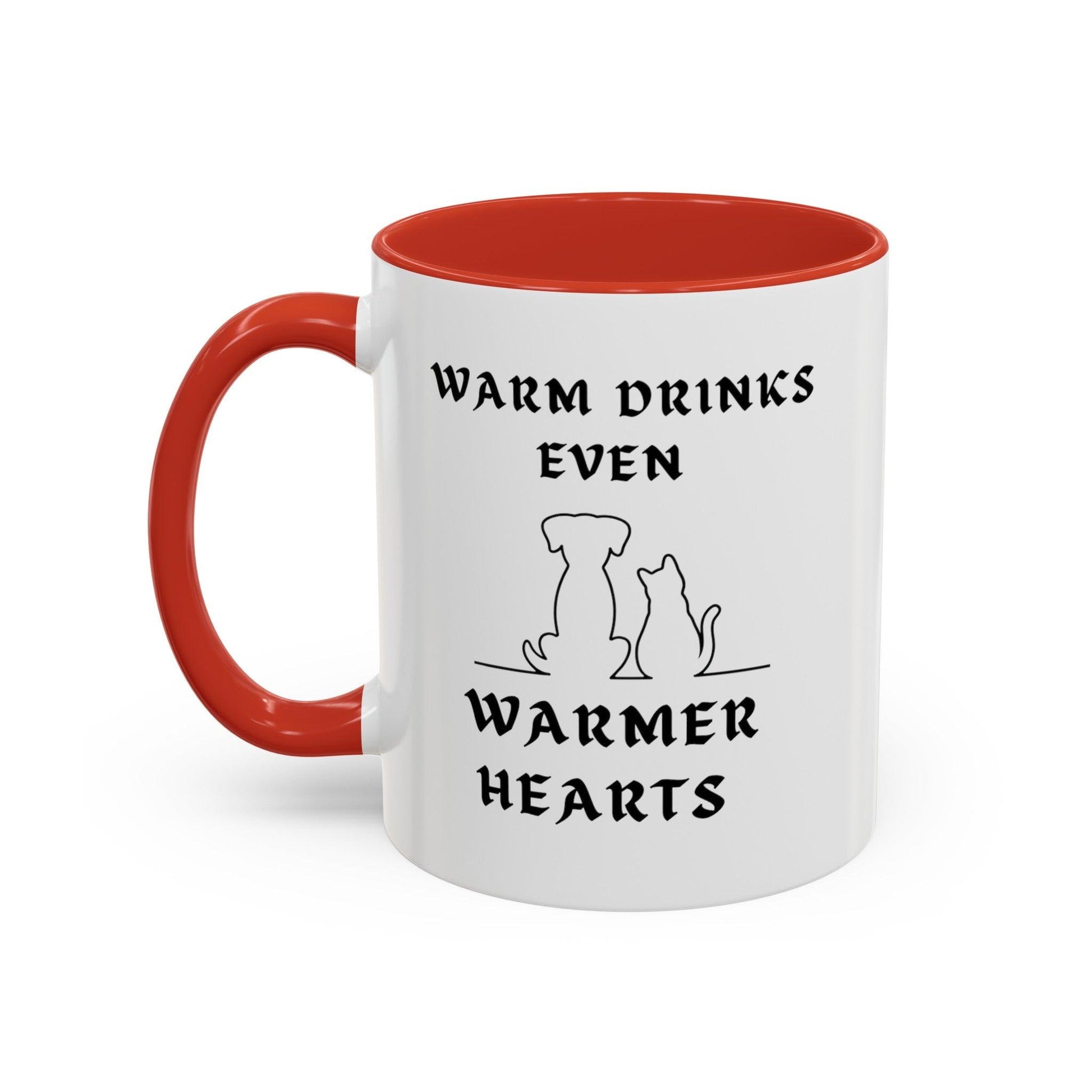 Billien Whisker Warmer Printify 11 oz 11oz accent mug Coffee Mugs Holiday Picks Home & Living Kitchen Mugs Spring Essentials two tone White base