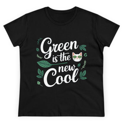 Green Is The New Cool Nature Short Sleeve Regular Fit Cotton Tshirt