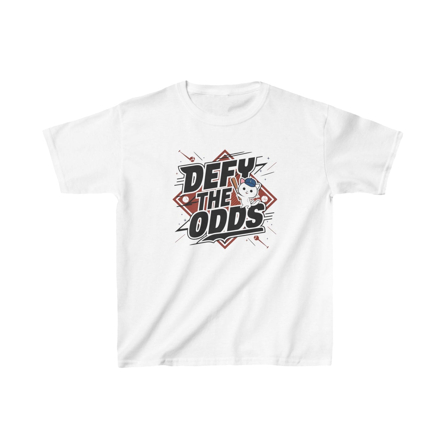 Defy The Odds Heavy Cotton Kids T-Shirt