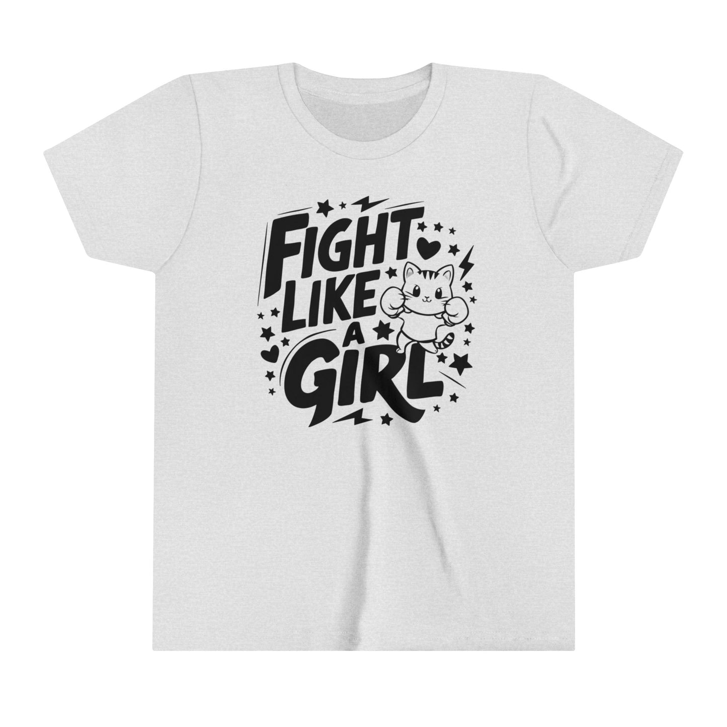 Fight Like Girl Youth Heavy Cotton T-Shirt