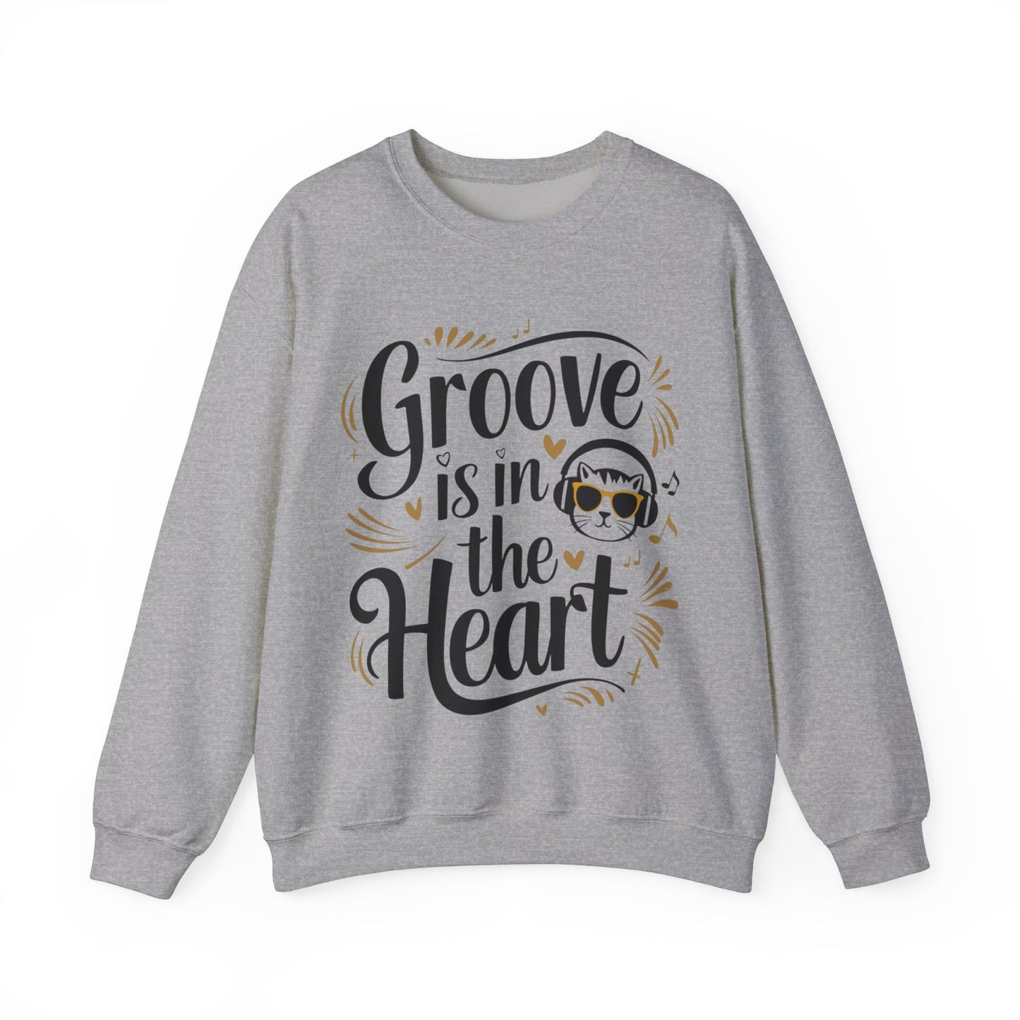 Groove In The Heart Ultra Cotton Crewneck Sweatshirt