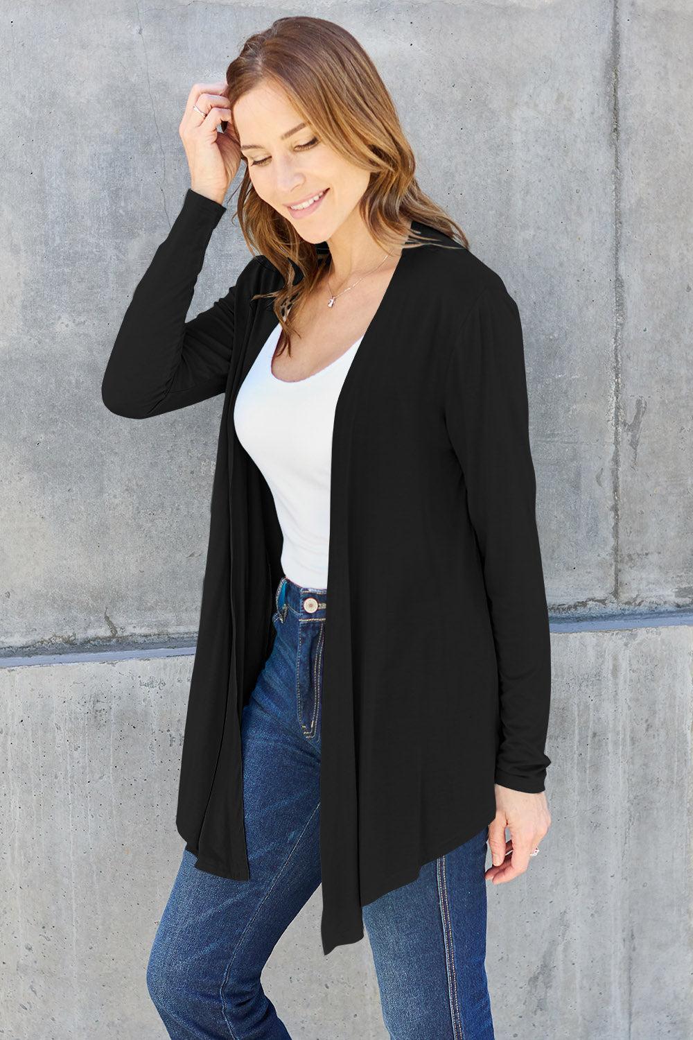 Long Sleeve Open Front Cardigan