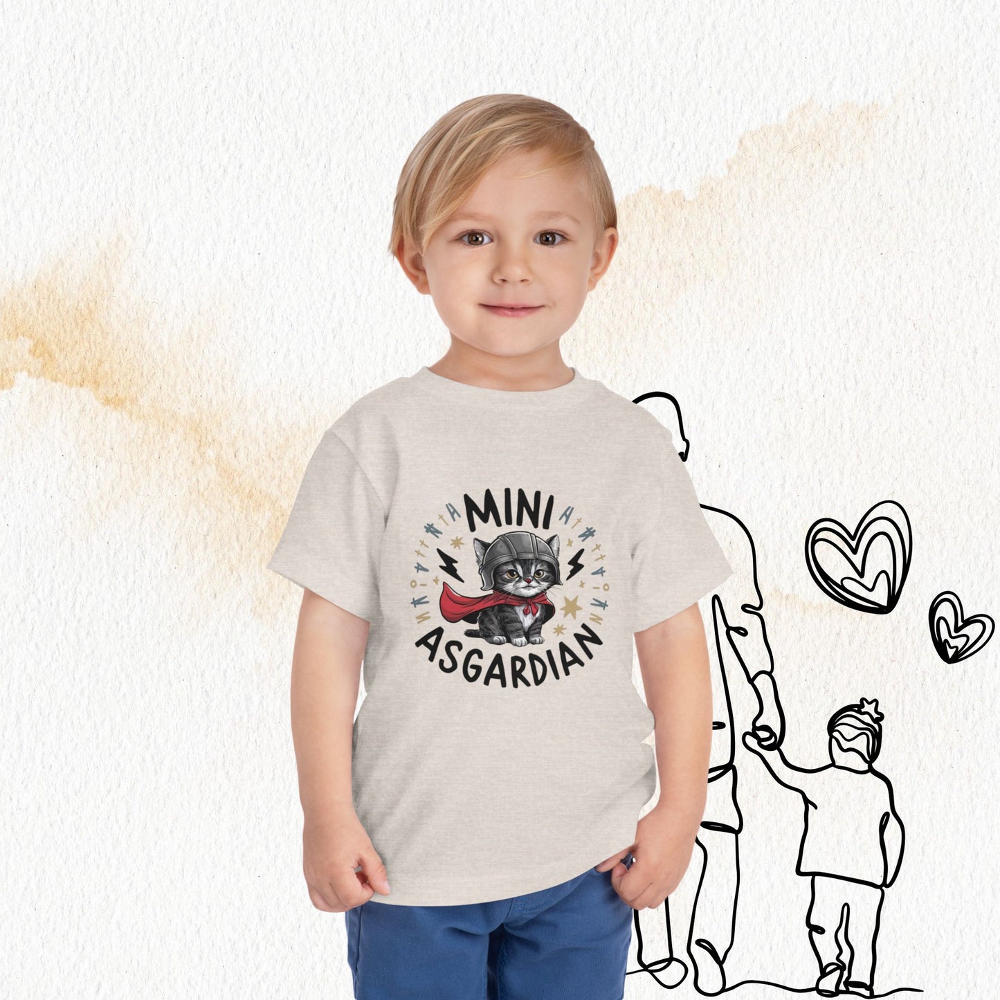 Mini Asgardian Toddler Cotton  T-Shirts