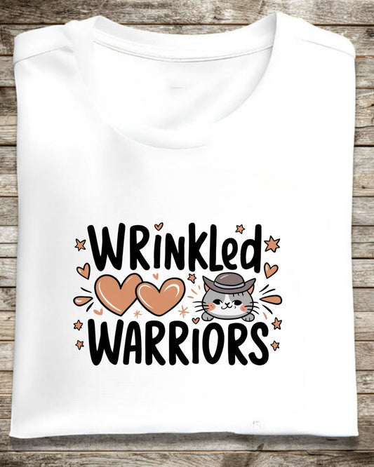 Wrinkled Warrior Cotton Tshirt