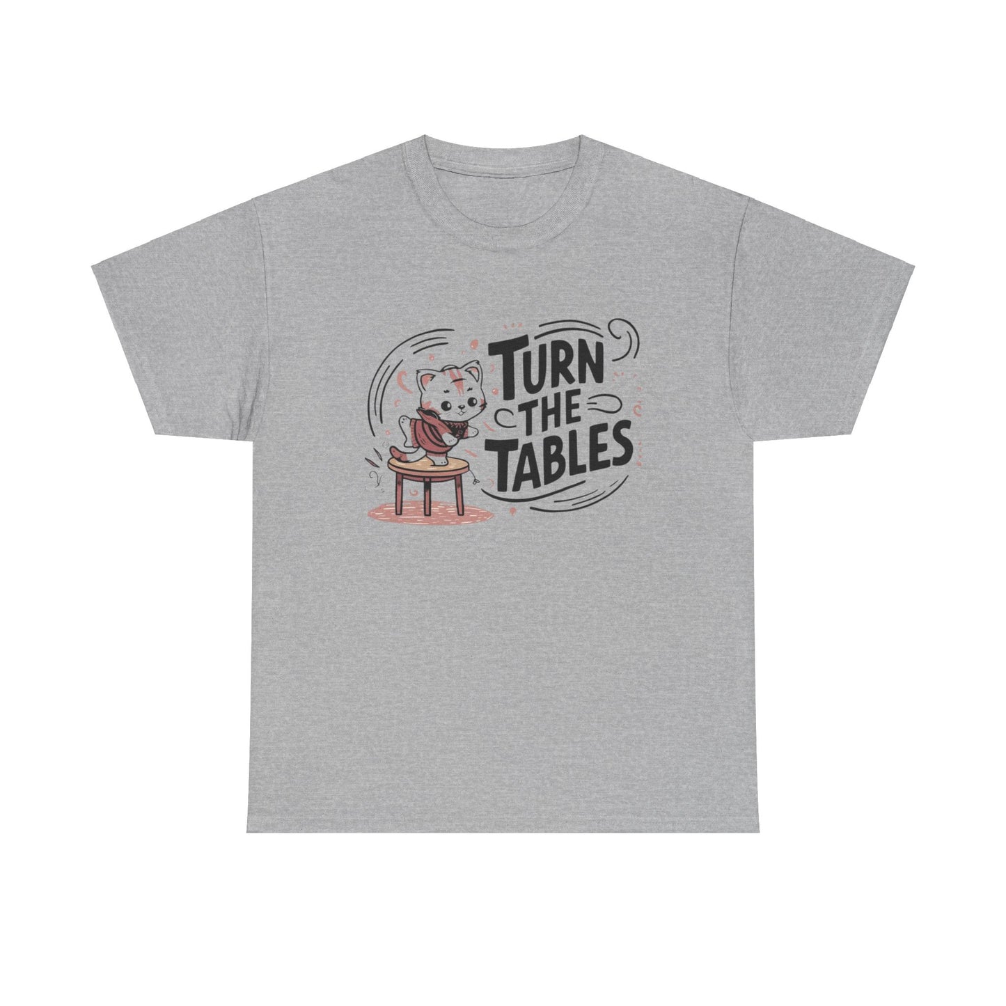 Turn The Table Idiom Cotton T-Shirt