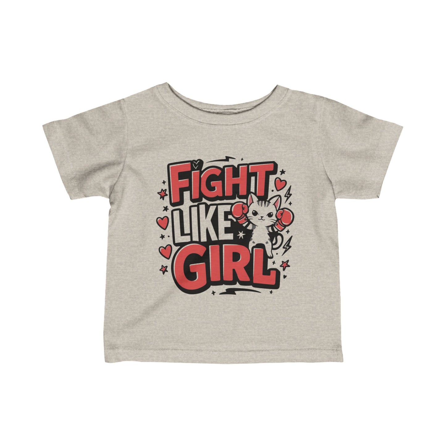 Fight Like Girl Infant Cotton T-Shirt