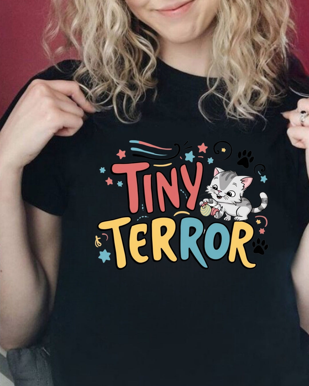 Tinny Terror Toddler Cotton Kids T-Shirts